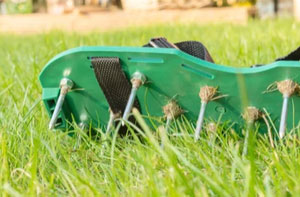 Lawn Spiking Aughton Lancashire